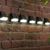 Garden by Sainsbury's Set of 6 Black Solar Fence Lights872/5765
