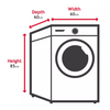 Hoover HBWS 49D1ACE 9KG Integrated Washing Machine - White781/0509