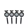 Garden by Sainsbury's Set of 4 Black Solar Spotlights907/7539