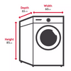 Hoover H3W69TME 9KG 1600 Spin Washing Machine - White918/8631