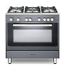 KENWOOD CK307G SL 90 cm Gas Range Cooker – Grey & Chrome