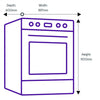 KENWOOD CK307G SL 90 cm Gas Range Cooker – Grey & Chrome
