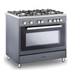 KENWOOD CK307G SL 90 cm Gas Range Cooker – Grey & Chrome