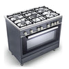 KENWOOD CK307G SL 90 cm Gas Range Cooker – Grey & Chrome