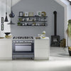 KENWOOD CK307G SL 90 cm Gas Range Cooker – Grey & Chrome