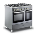 KENWOOD CK407GSL 90 cm Gas Range Cooker - Slate Grey & Chrome