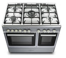 KENWOOD CK407GSL 90 cm Gas Range Cooker - Slate Grey & Chrome