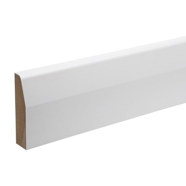 KOTA White MDF Chamfered Architrave (L)2.18m (W)69mm (T)18mm