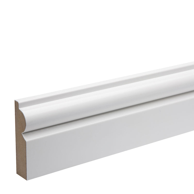 KOTA White MDF Torus Architrave (L)2.18m (W)69mm (T)18mm