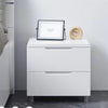 Home Source Highbridge Bedside Table White High Gloss