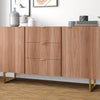 OUT & OUT Seattle Oak Large Modern Sideboard - 135cm