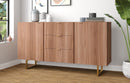 OUT & OUT Seattle Oak Large Modern Sideboard - 135cm