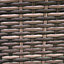 Outsunny Rattan Bistro Set Garden Chair Table Patio Outdoor Cushion Conservatory