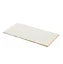 Trentie Ivory Gloss Metro Ceramic Wall Tile, Pack of 40, (L)200mm (W)100mm
