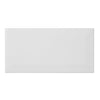 Trentie White Gloss Metro Ceramic Wall Tile, Pack of 48, (L)200mm (W)100mm